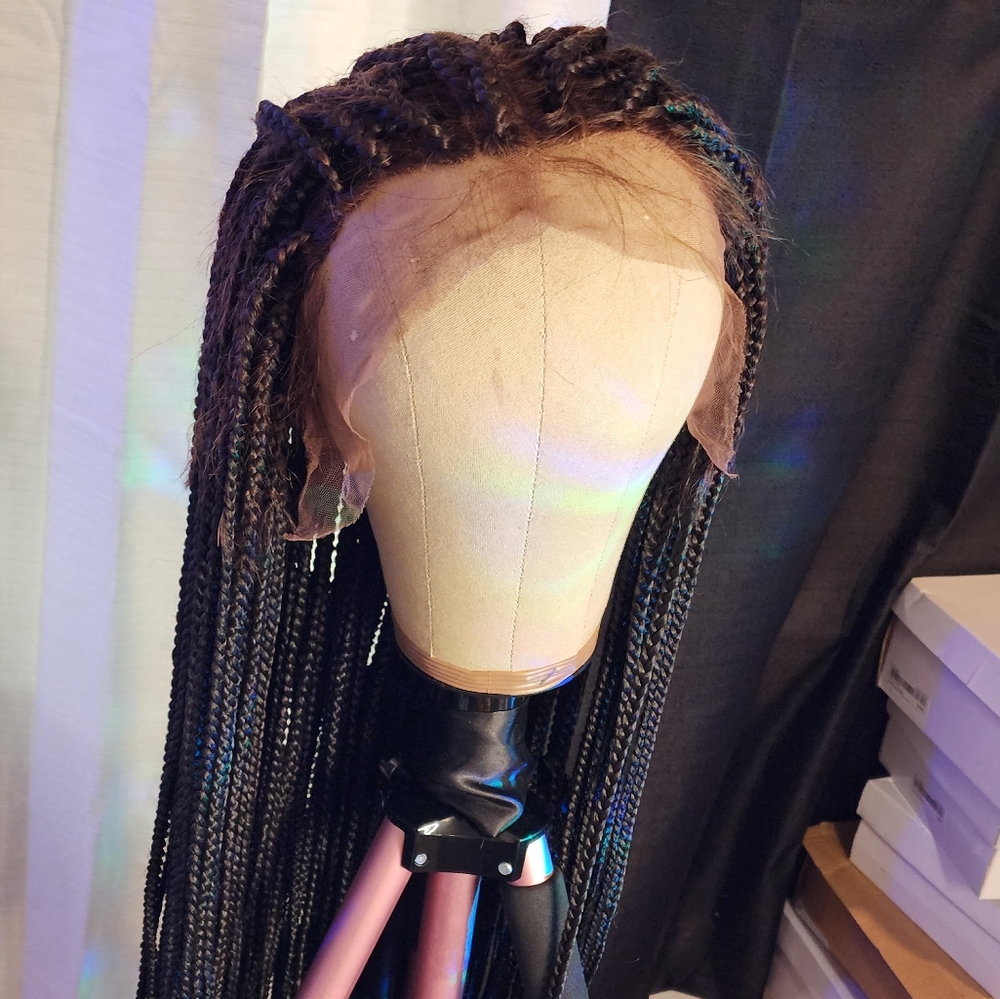 Braided full lace wig